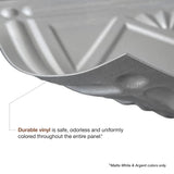 Fasade 2-ft x 2-ft Cyclone Matte White PVC Surface-mount Ceiling Tile (5-Pack, 20-sq ft / Case)