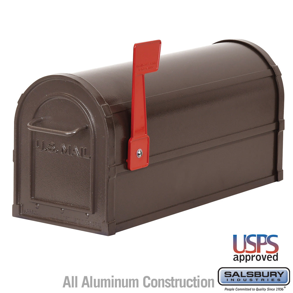 Heavy Duty Rural Mailbox in Sandstone