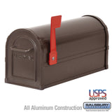 Heavy Duty Rural Mailbox in Sandstone