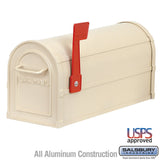 Heavy Duty Rural Mailbox in Sandstone