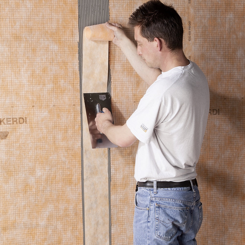 Schluter Systems Kerdi-Band Orange Plastic Waterproofing Tile Membrane, 5-in x 33-ft