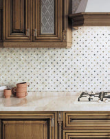 Apollo Tile Sea Kiss White 12-in x 12-in Polished Natural Shell Uniform Diamonds Wall Tile (20.33-sq. ft/ Carton)