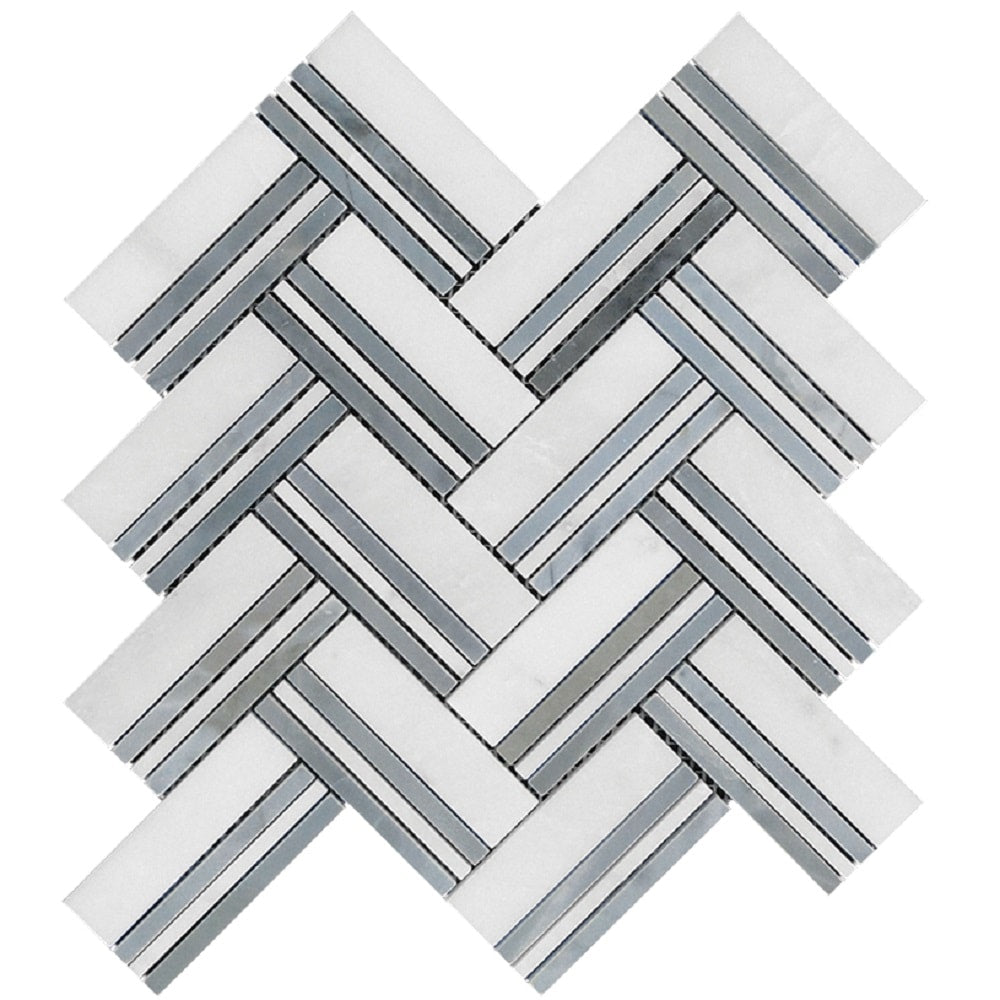 Apollo Tile (Sample) Floor and Wall Tile Blue 4-in x 4-in Polished Marble Floor and Wall Tile