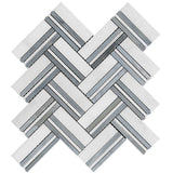 Apollo Tile (Sample) Floor and Wall Tile Blue 4-in x 4-in Polished Marble Floor and Wall Tile