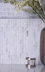 Apollo Tile (Sample) Floor and Wall Tile Eastern White 4-in x 4-in Polished Marble Floor and Wall Tile