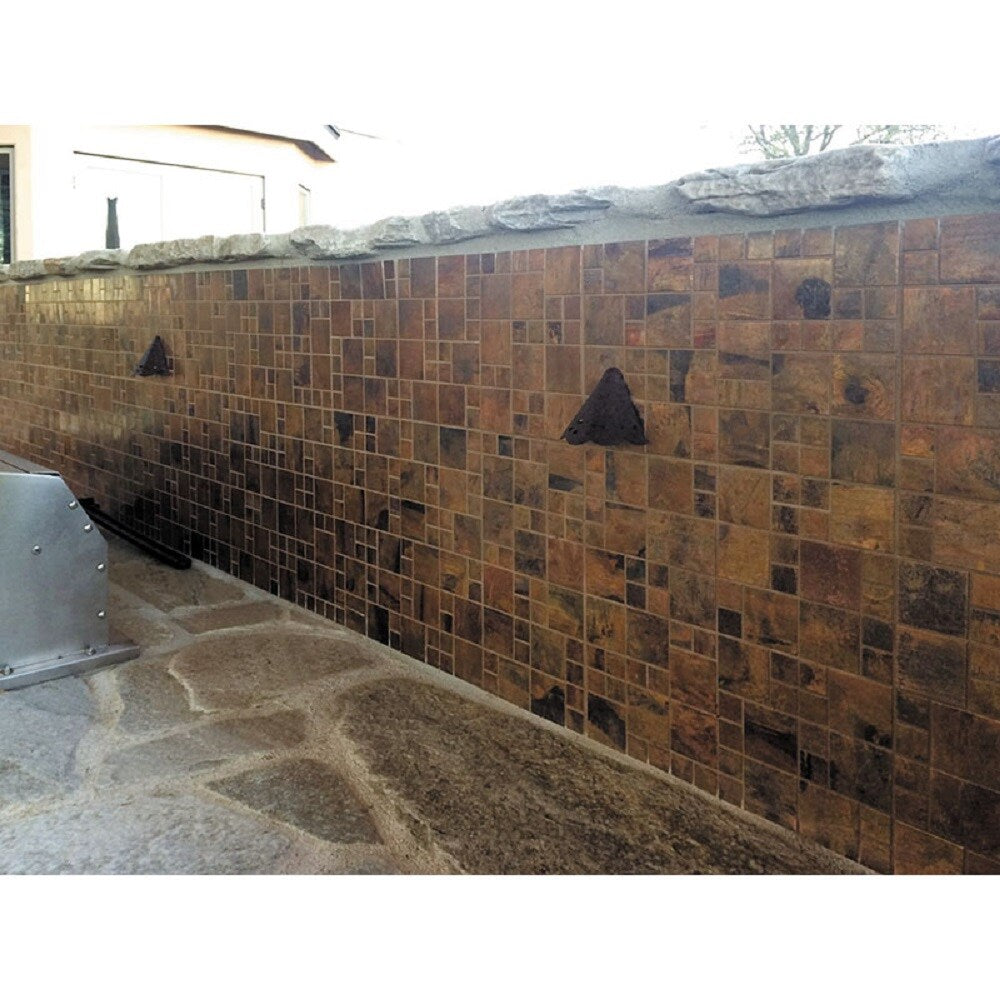 Apollo Tile Avant Garde Bronze 12-in x 12-in Matte Metal Uniform Squares Wall Tile (4.75-sq. ft/ Carton)