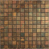 Apollo Tile (Sample) Wall Tile Bronze 4-in x 4-in Matte Metal Wall Tile