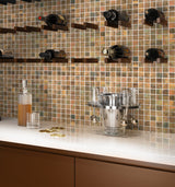 Apollo Tile (Sample) Wall Tile Bronze 4-in x 4-in Matte Metal Wall Tile
