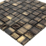 Apollo Tile Nirvana Brown 12-in x 12-in Polished Glass Uniform Squares Floor and Wall Tile (4.43-sq. ft/ Carton)
