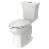 American Standard Edgemere White WaterSense Dual-Flush Elongated Chair-Height 2-Piece Toilet, 12-in Rough-In