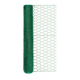 Garden Craft 25-Ft Green PVC Coated Steel Chicken Wire Fencing, 1-In Mesh