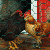 Garden Craft 25-Ft Green PVC Coated Steel Chicken Wire Fencing, 1-In Mesh
