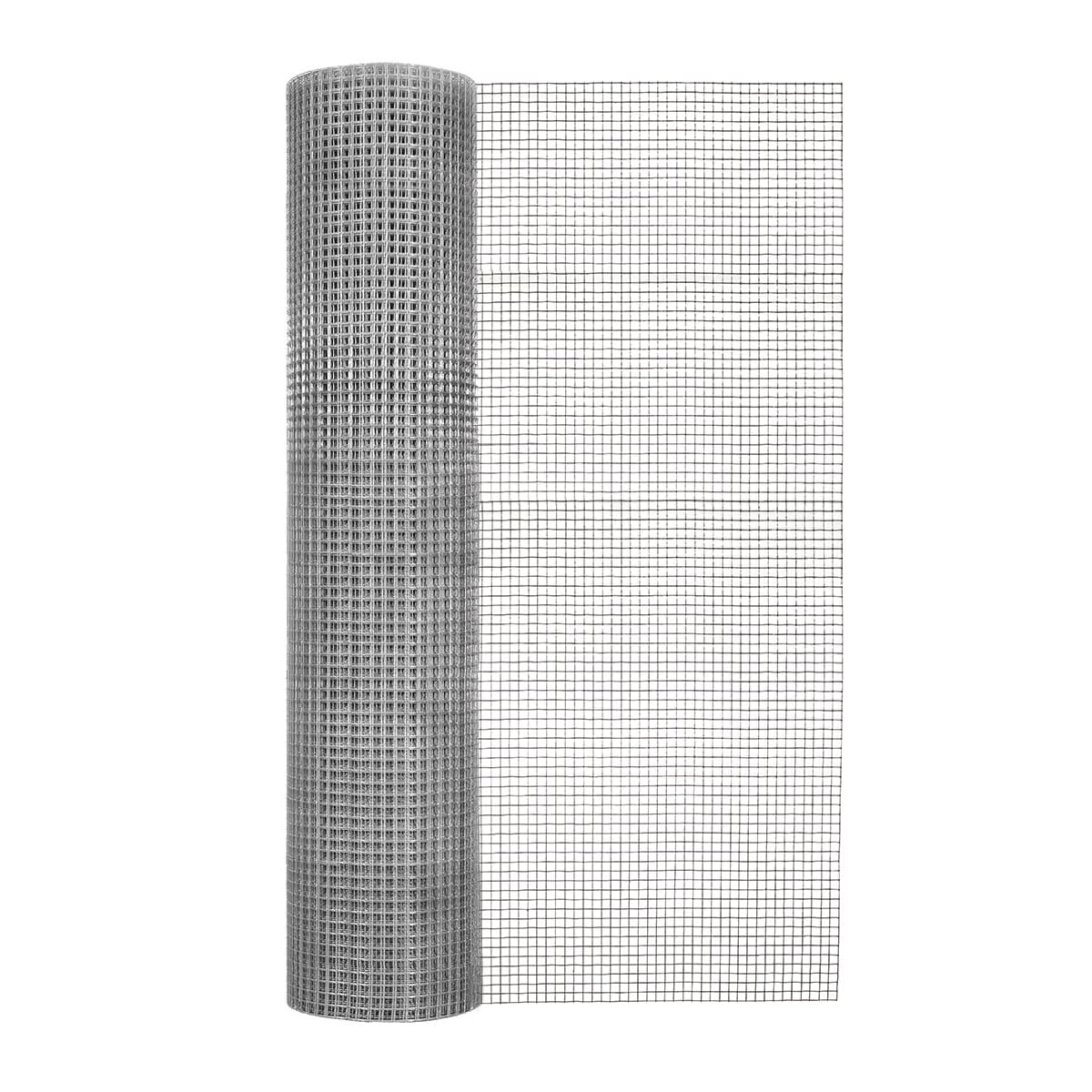 GARDEN CRAFT Gray Galvanized Steel Hardware Cloth Rolled Fencing with Mesh Size 1/2-in x 1/2-in