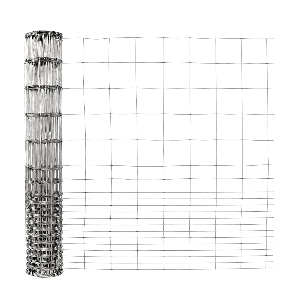 GARDEN CRAFT 50-ft x 3-ft Gray Galvanized Steel Welded Wire Rolled Fencing