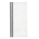 Garden Craft 150ft x 5ft Gray Steel Chicken Wire Rolled Fencing