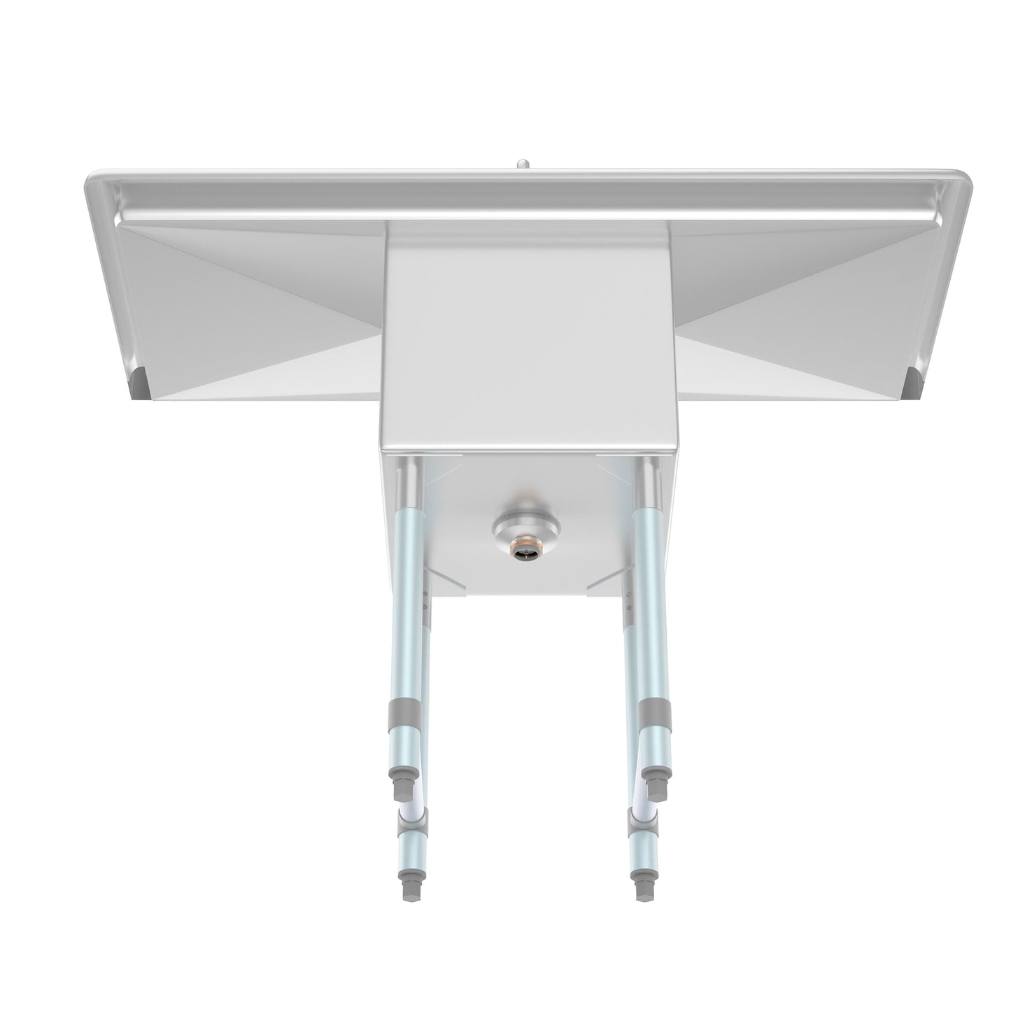 KoolMore Stainless Steel Freestanding Utility Tub with Drain and Faucet
