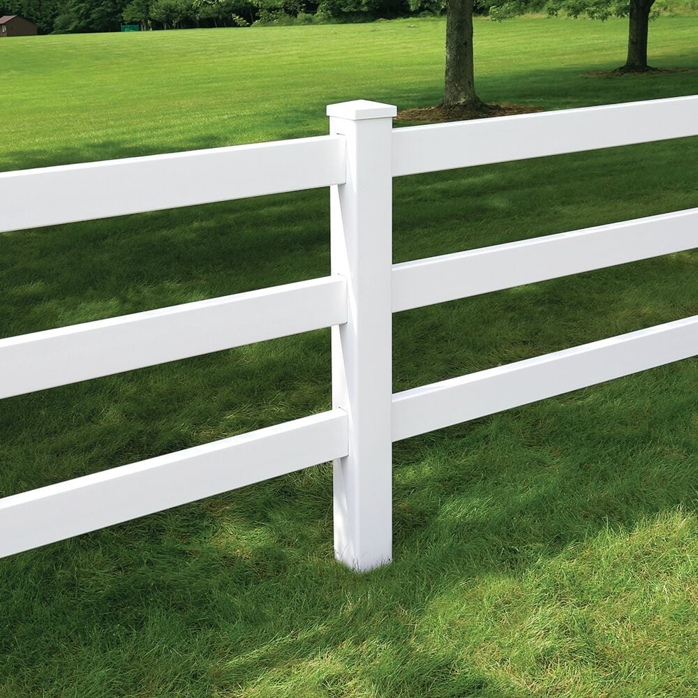 Freedom 5-in W x 5-in L White Vinyl Fence Post Cap- Fits Common Post Measurement: 5-in x 5-in