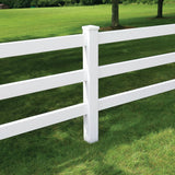 Freedom 5-in W x 5-in L White Vinyl Fence Post Cap- Fits Common Post Measurement: 5-in x 5-in