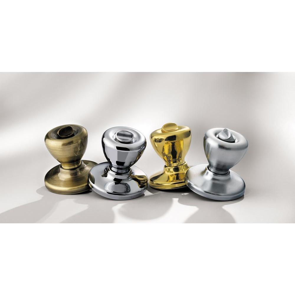 Tylo Satin Chrome Passage Hall/Closet Door Knob - Super Arbor