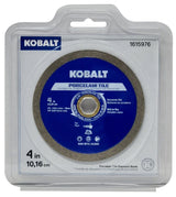 Kobalt 4-in Wet or Dry Porcelain Continuous Diamond Saw Blade