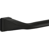 Everly 60 in. x 59-1/4 in. Mod Semi-Frameless Sliding Bathtub Door in Matte Black and 1/4 in. (6mm) Transition Glass - Super Arbor