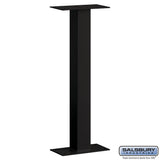 Standard Mailbox Post - Bolt Mounted - Black