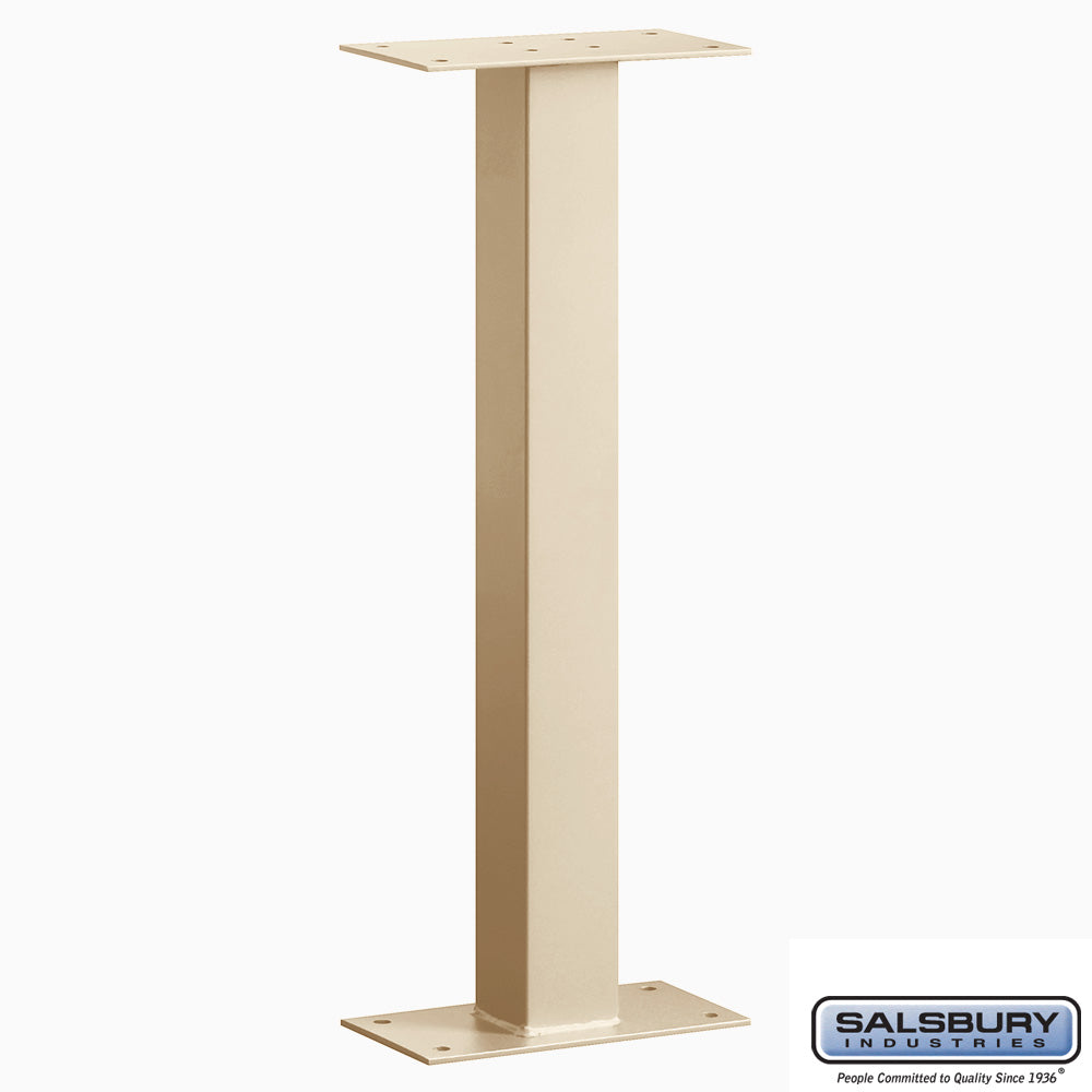 Standard Mailbox Post - Bolt Mounted - Sandstone