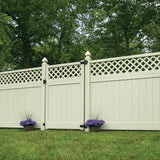 Freedom Conway 6-ft H x 5-ft W White Vinyl Fence Gate Kit (Unassembled)
