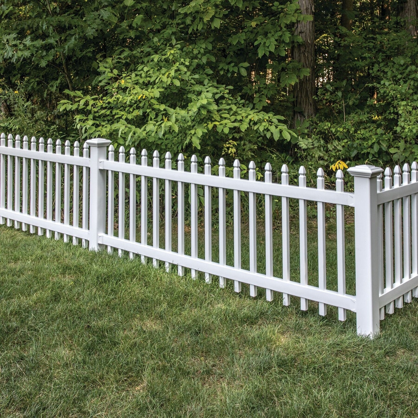 Freedom 6-ft H x 4-in W White Vinyl Blank Fence Post (Assembled)