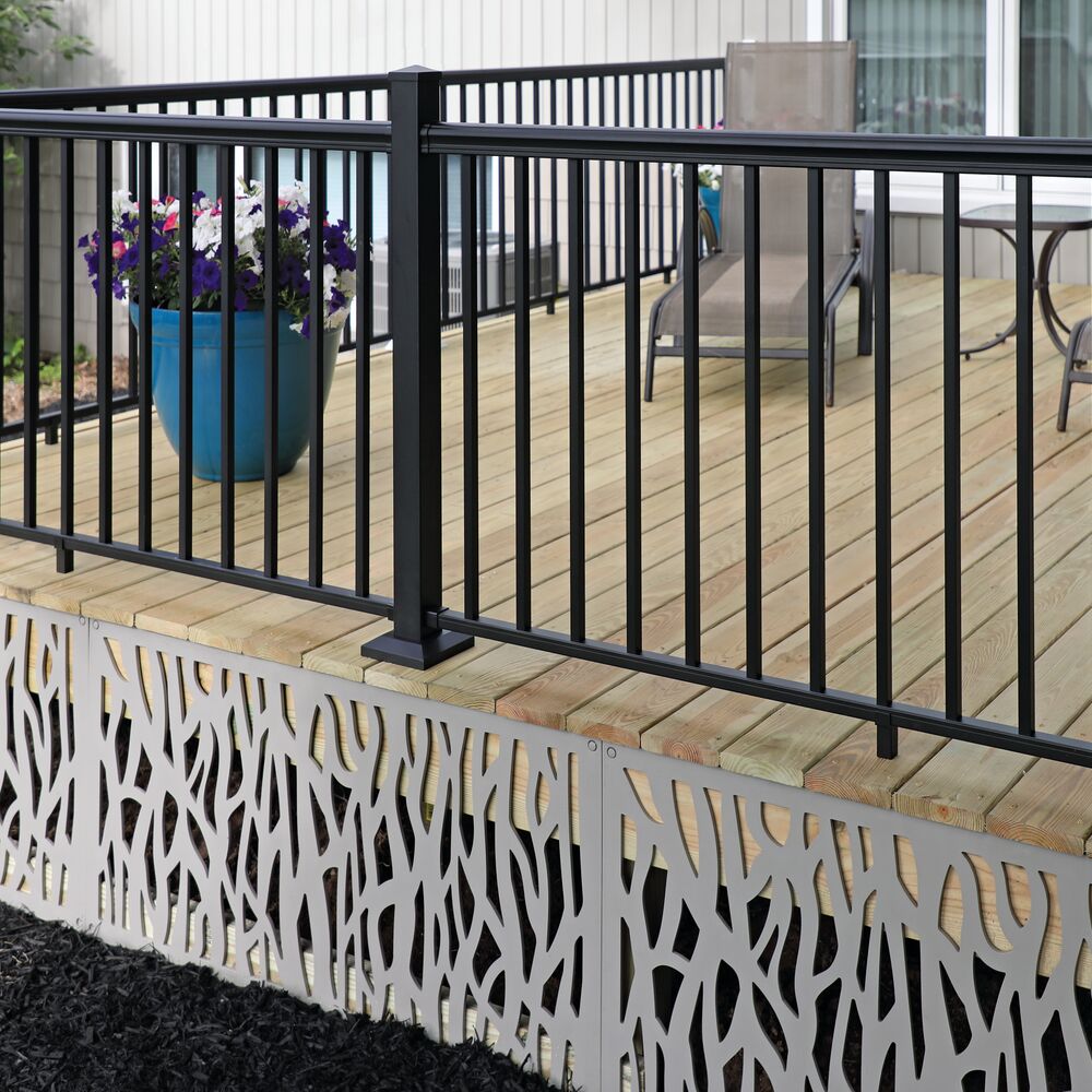 Freedom VersaRail Cambridge 6-ft x 36-in Aluminum Deck Rail Kit