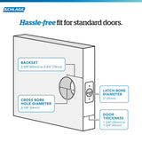 Camelot Encode Smart Wifi Door Lock with Alarm in Satin Nickel