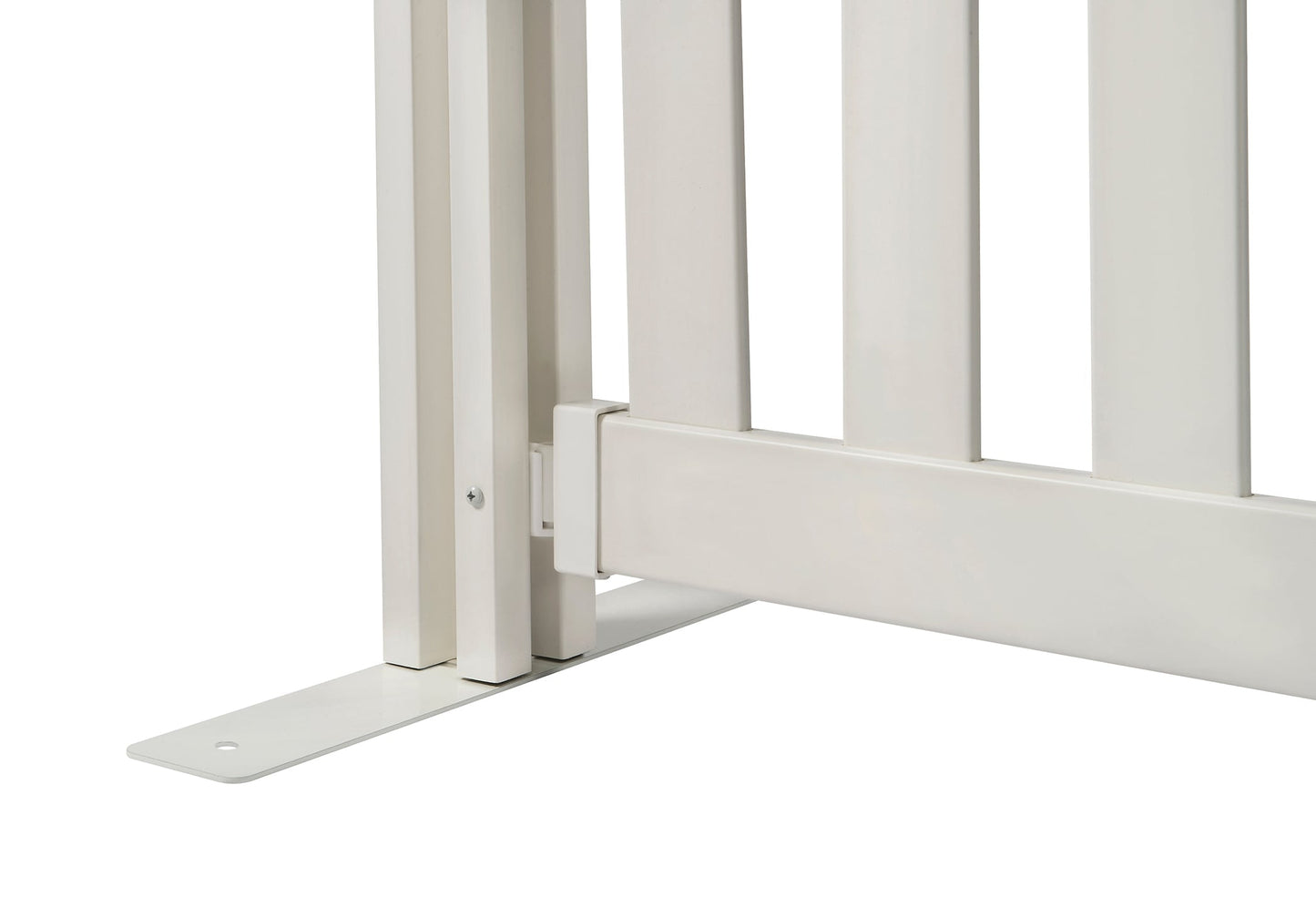 Zippity Outdoor Products Davidson Hinged Portable Event 3-ft H x 5.5-ft W White Vinyl Flat-top Fence Panel No Dig (Unassembled)