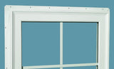 RELIABILT 150 Series New Construction 27-1/2-in x 37-1/2-in x 3-1/4-in Jamb White Vinyl Dual-pane Single Hung Window Half Screen Included