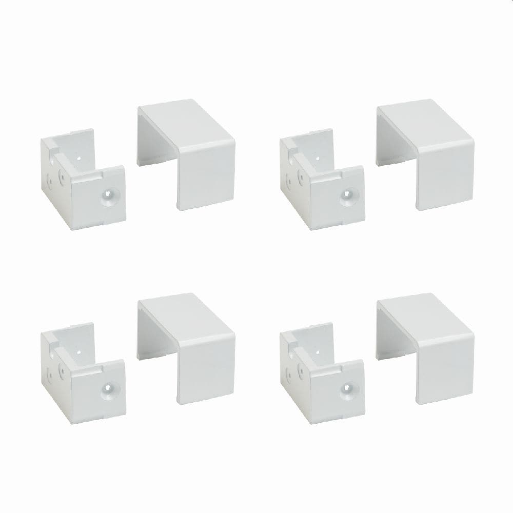 Fortress Building Products 16-ft x 34-in White Aluminum Deck Rail Kit