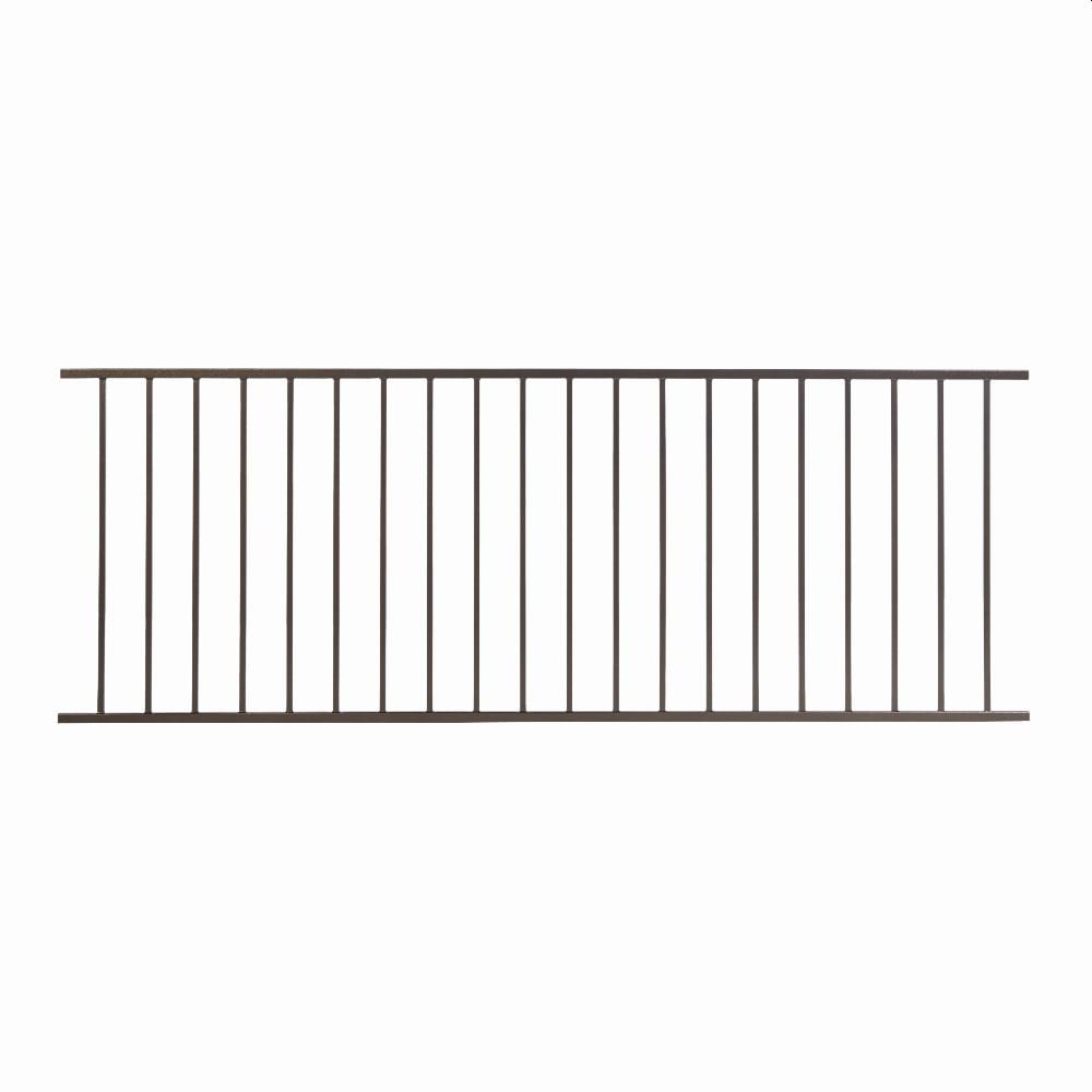 Fortress Building Products 6-ft x 34-in Antique Bronze Steel Deck Rail Kit