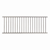 Fortress Building Products 24-ft x 34-in Antique Bronze Steel Deck Rail Kit