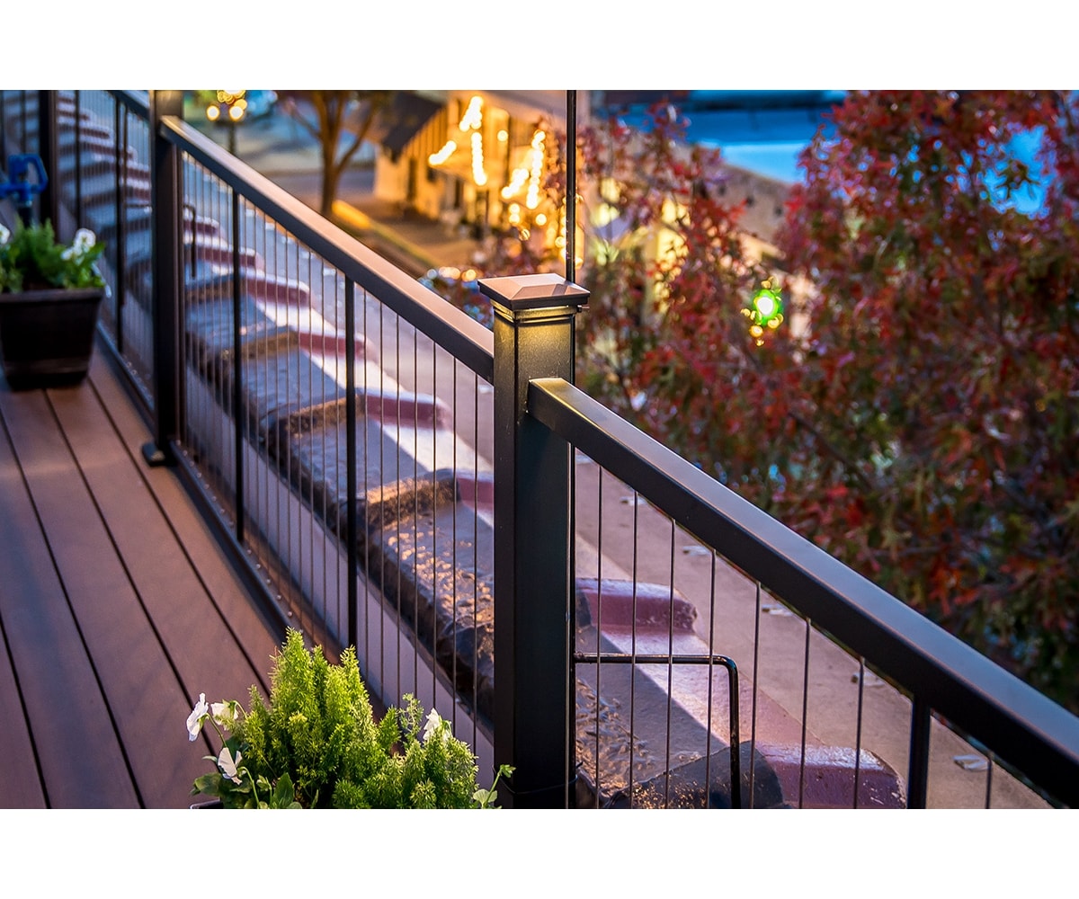 Fortress Building Products 48-ft x 34-in Black Sand Steel Deck Cable Rail Kit