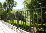 Fortress Building Products 24-ft x 34-in Black Sand Steel Deck Rail Kit