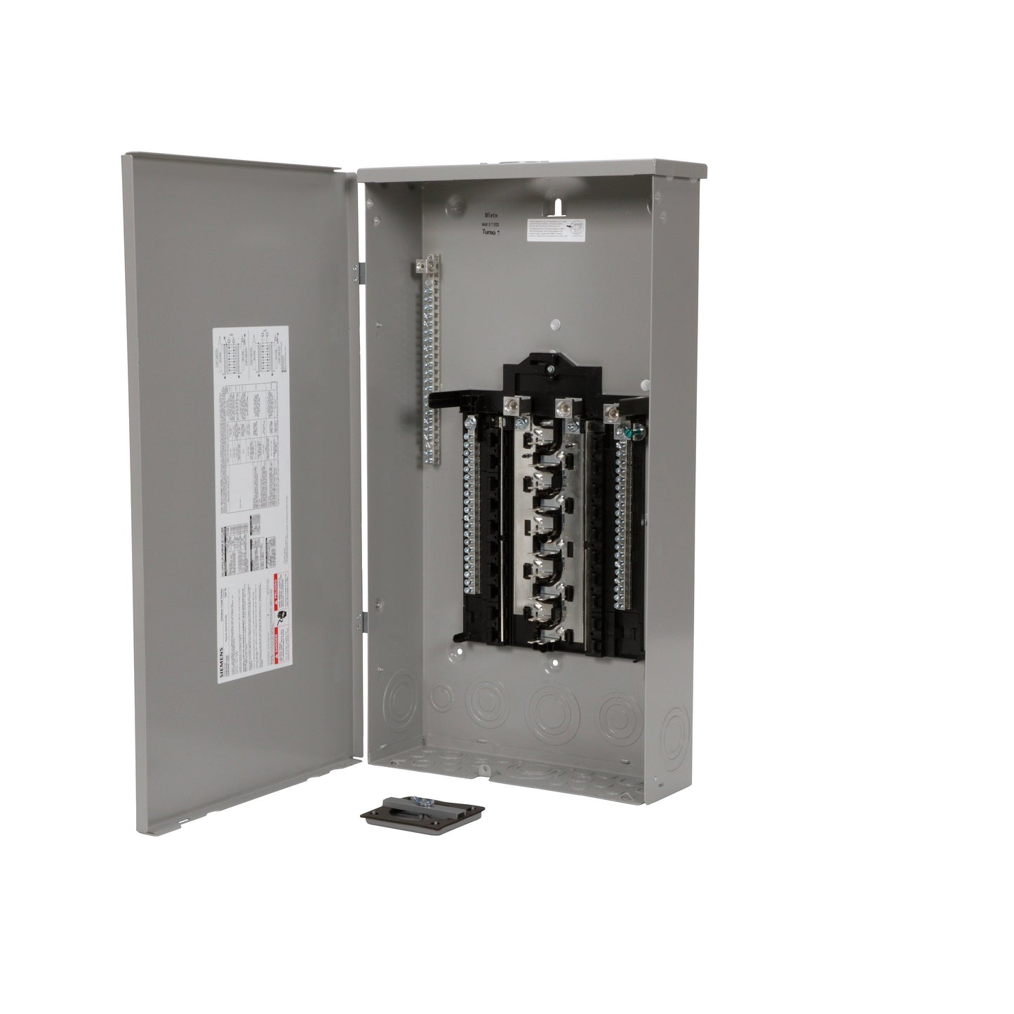 Siemens PN 200-Amp 20-space load center - front view