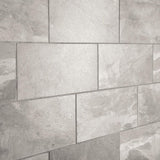 Mohawk ForeverStyle 16-Pack Gray Marble 6-in x 12-in Lappato Porcelain Marble Look Floor and Wall Tile