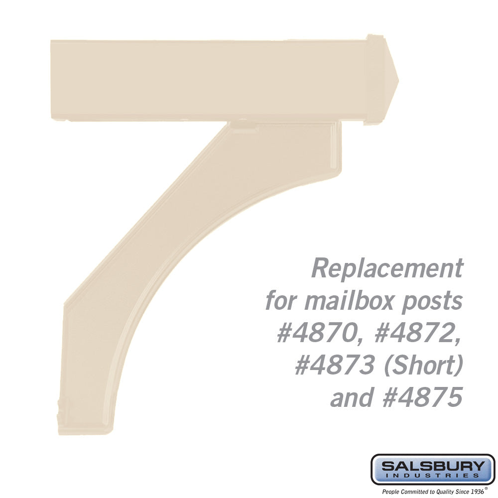 Arm Kit Replacement for Deluxe Mailbox Post in Sandstone