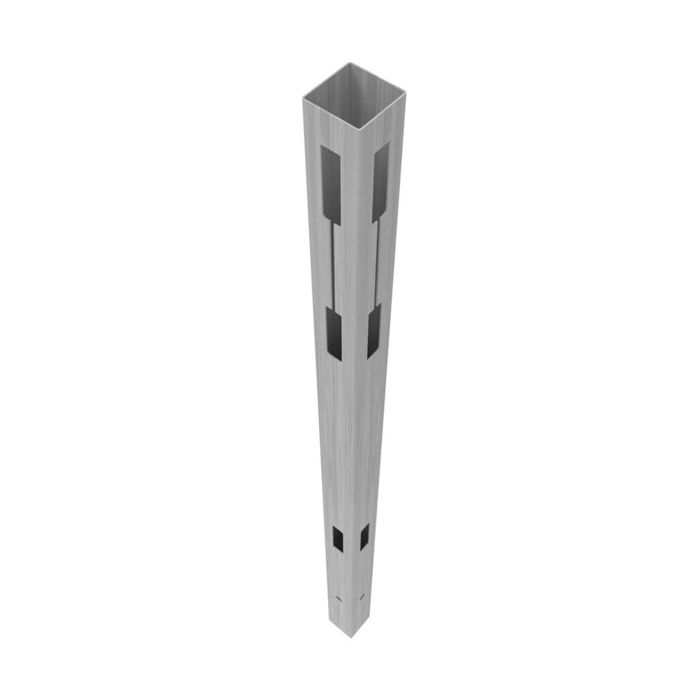 Freedom Barington/Newbeck DSP 9-ft H x 5-in W Driftwood Vinyl Corner Fence Post (Assembled)