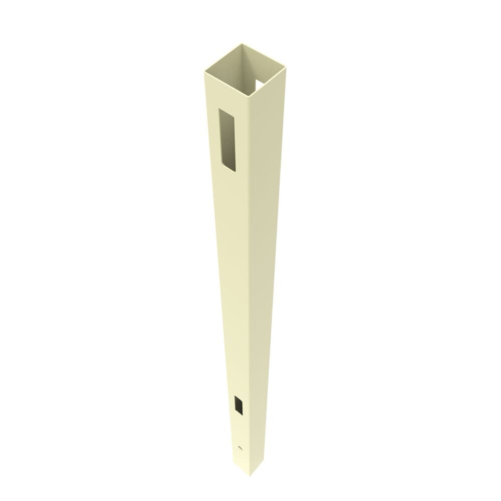 Freedom Barington/Newbeck 9-ft H x 5-in W Sand Vinyl Line Fence Post (Unassembled)