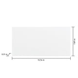 Satori Hudson Brilliant White 8-in x 16-in Glossy Ceramic Subway Wall Tile (0.86-sq. ft/ Piece)
