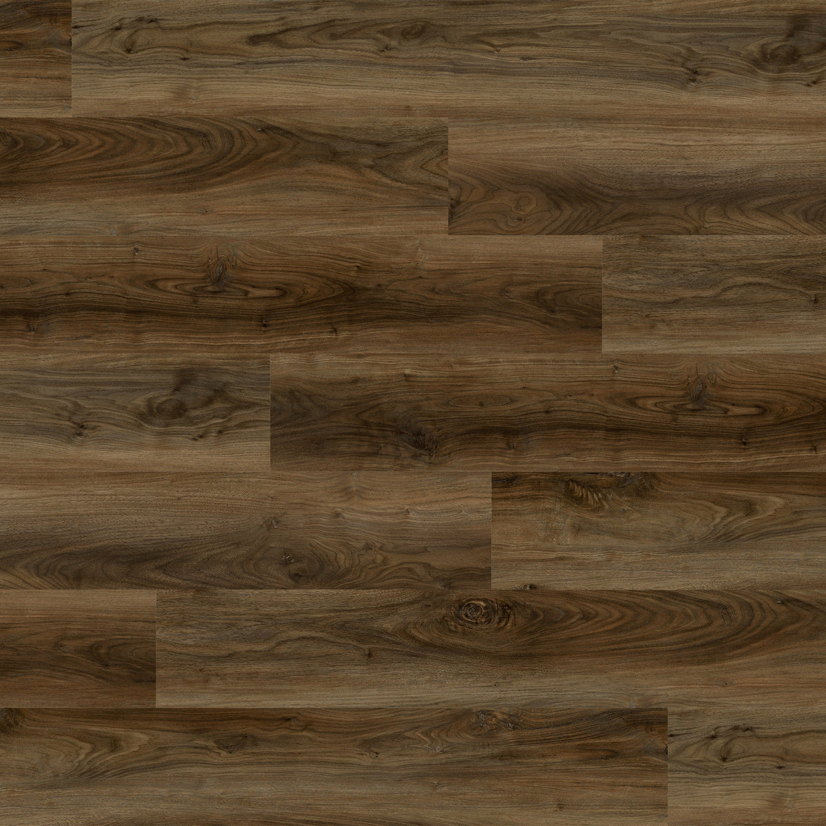 STAINMASTER Sample Highland Walnut Water Resistant Wood Look Interlocking Luxury Vinyl Plank, 12-mil Wear Layer, 7.08-in W