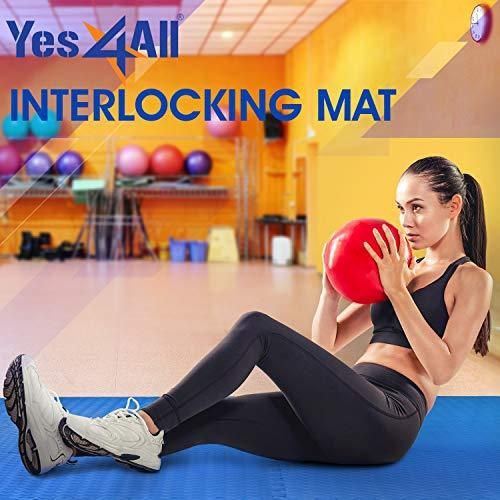 Interlocking Exercise Mat - Blue - 6pc