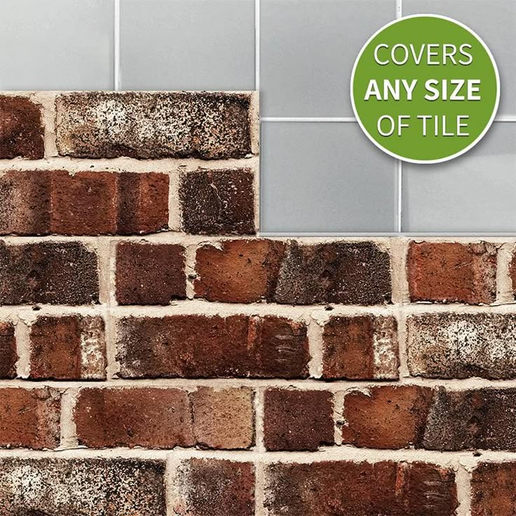 Peel & Stick Brick Kitchen Backsplash Self-Adhesive Wall Tile Stone Design