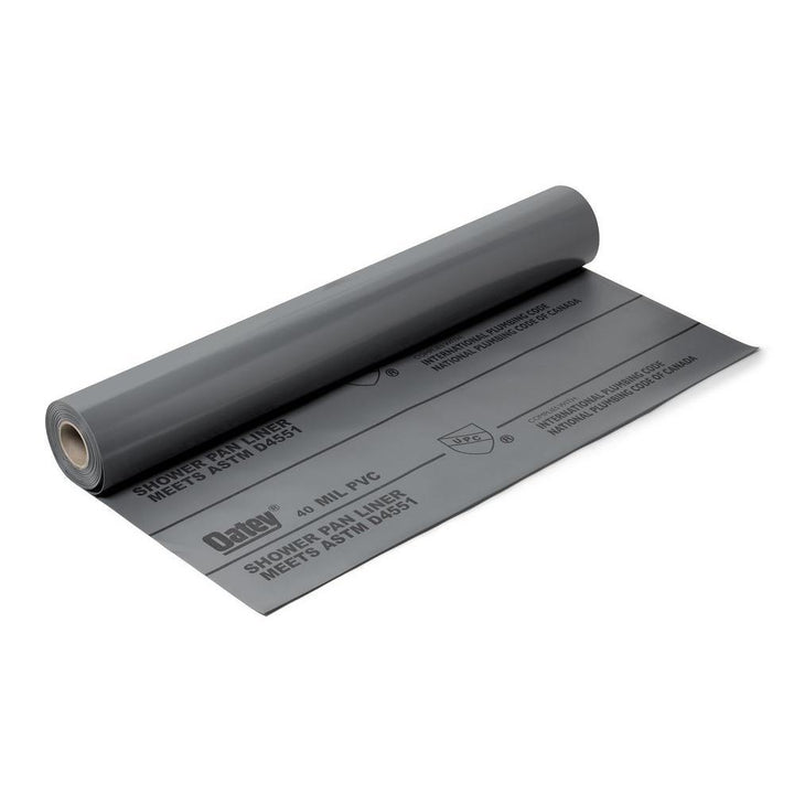 4 ft. x 50 ft. Gray PVC Shower Pan Liner Roll - Super Arbor
