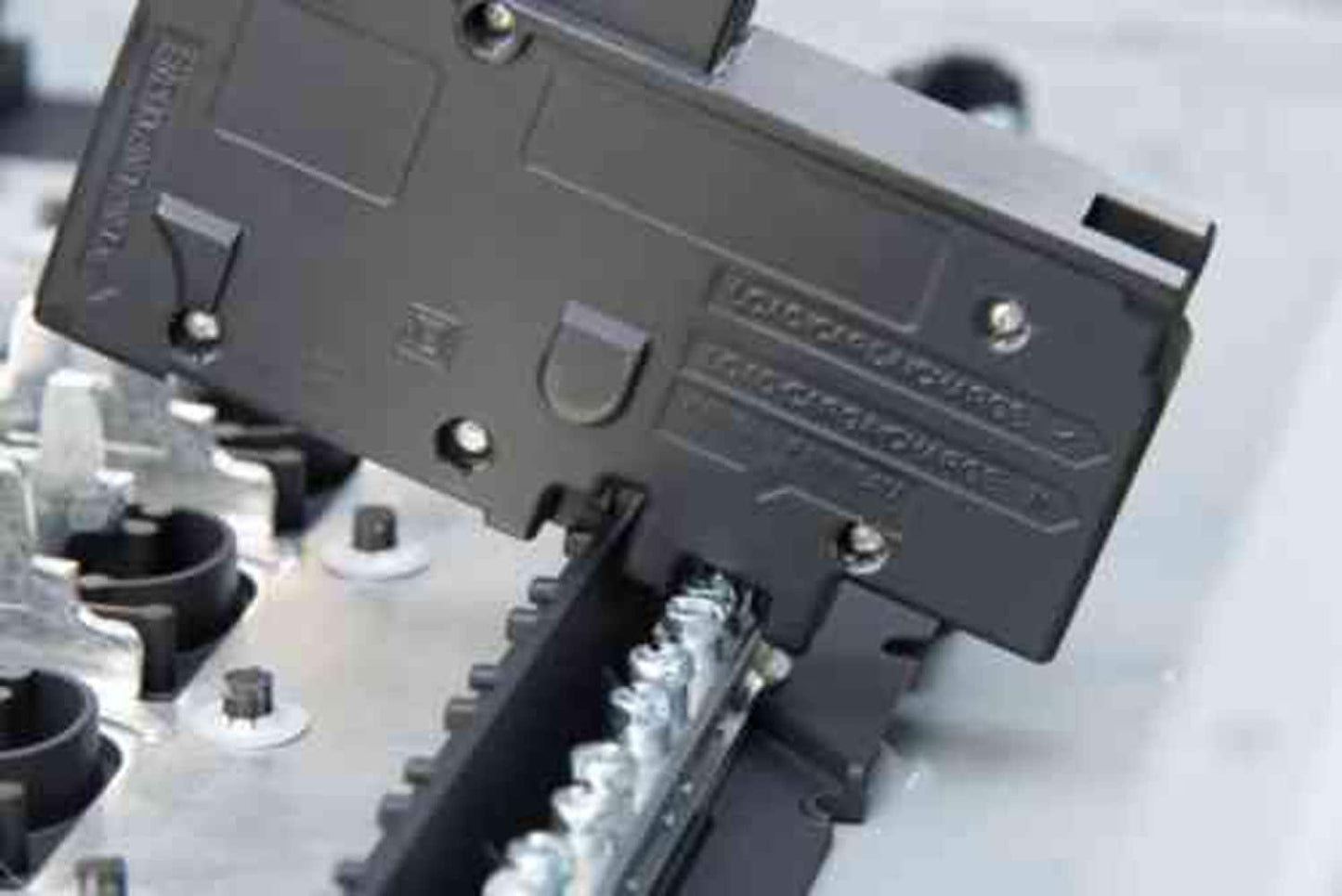 Square D QO 200-Amp 30-space load center - interior view