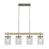 Kichler Maritime 4-Light Brushed Nickel Coastal Chandelier